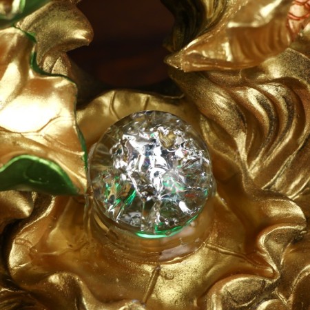 The desktop fountain from the network, the backlight "Golden Karpa" 31x29.5x20 cm-4