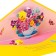 Money envelope "On a wonderful birthday!" cutting, part inside, butterflies, 9.3x19 cm