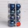 Set of balls plastic D-6 cm, 16 pcs "Festival Patterns" blue