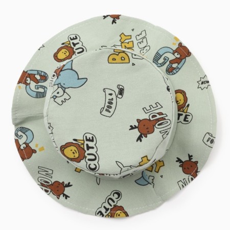 Panama Children's "animals" minku, ts, green, rn 50-1