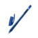 Ballpoint handle BEIFA "Stylish", rubber emphasis, node 0.5, trihedral, metal tip, blue ink blue