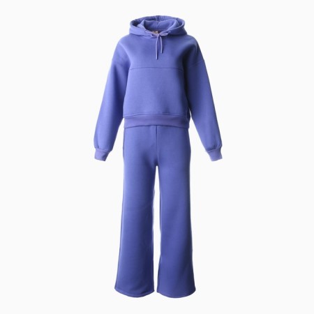 Women's costume (sweatshirt/trousers) is launched, lilac color, rr m (44-46)-3