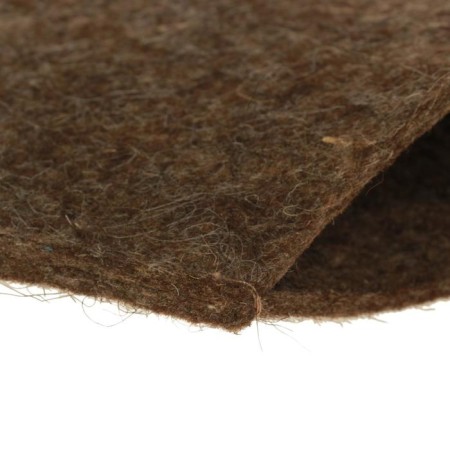 Gray mitten, Russian felt, 100% "our" wool-3