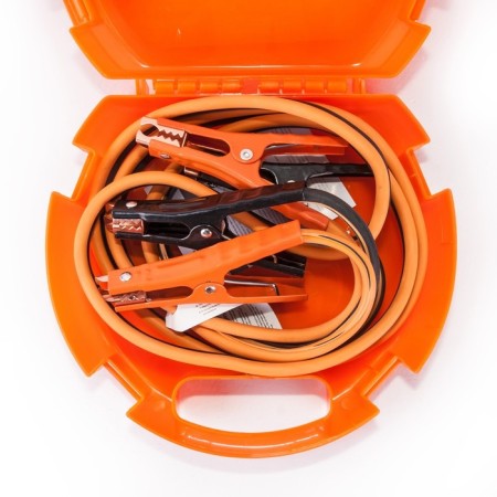 The wires are launching "aggressor", 100% copper, 500 a, frost -resistant, length 3 m., Plastic case-3
