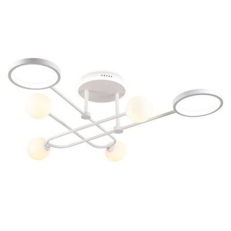 LED ceiling LED with a change of lamp and control panel Ambrella Light, Linetech, FL666229, G9, 48 W, 3600LUM, 3000-6400K, white, white matte color