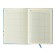 The diary is undathed, PVC cover, A5 format, 140 sheets, cage, elastic band with a handle, mix