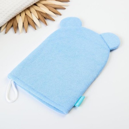 Baby washcloth for swimming "Bear", mittens, from Mahra-3