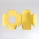 Capley box, confectionery packaging with a window, 4 cells "golden", 16 x 16 x 10 cm