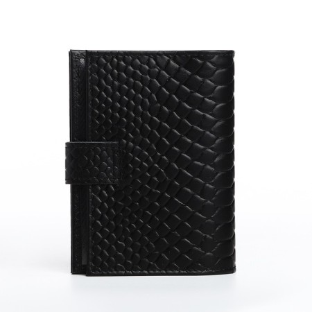 Cover for autoDocations and passports, black color-1
