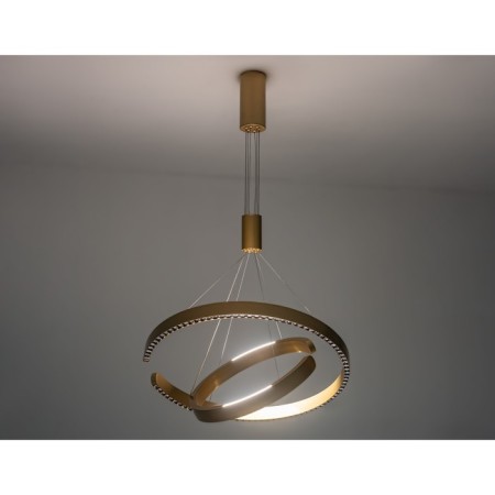 LED LED suspension Ambrella Light, Linetech, FL5885, LED, 45 W, 3600LUM, 3000-6400K, Color Gold-2