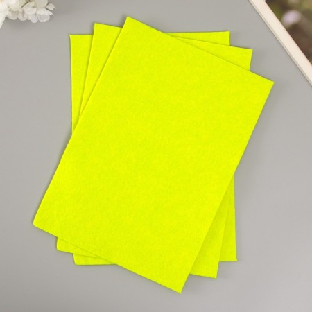 A set of soft felt "Astra" (3 pcs) lime, 3 mm, 400 gr. 20x30 cm-1