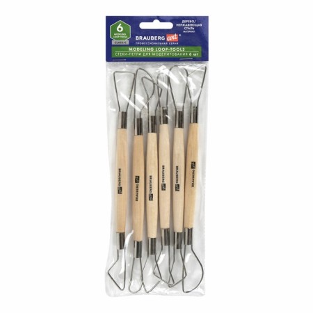 Stacks for modeling and modeling, metal, set 6 pieces, Brauberg Art Classic-1