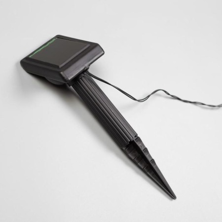 Garland “era” “thread” 3.8 m with nozzles “light bulbs”, IP44, dark thread, 10 LED, white glow, 1 mode, solar battery-5