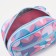 Cosmetic bag on a zipper, with a lining, external pocket, pink color