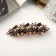 Hair clip for hair "Liora" leaflets shine luxury, 9 cm, gold