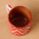 Circle of Rishtan ceramics "Atlas", 330 ml, red