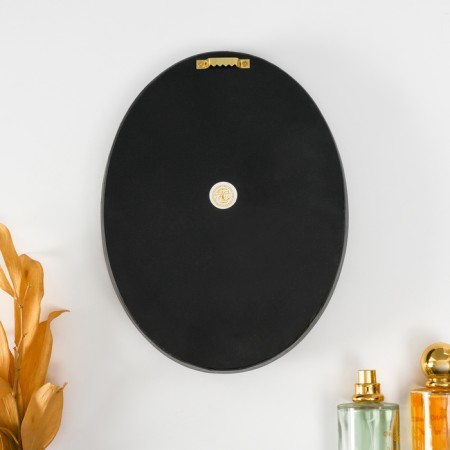 Panel interior polystone "Spider" black with gold 19x4x24 cm-3