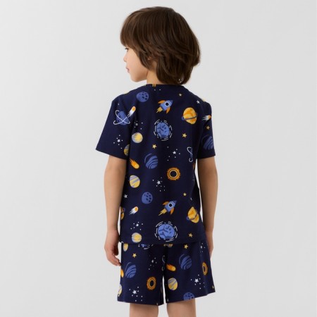 Pajama nursery (T-shirt and shorts) KAFTAN Space, RR 36 (134-140)-3