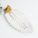 Souvenir Polystone stand "Golden parrot with a crest on a white sheet" 11x24.5x11 cm