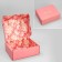 Gift folding box, packaging, "delicate peonies", 27 x 21 x 9 cm