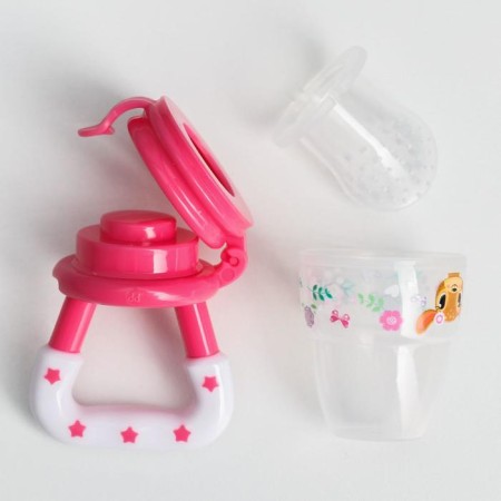 Nibbler (nipple for feeding), with silicone mesh "deer"-3