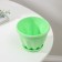 Pot for flowers with the Podon "Noble", 450 ml, d = 11 cm, green color