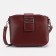 Cross-Bodi bag, lightning department, external pocket, burgundy color