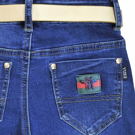 Jeans for girls, height 164 cm, blue color-3
