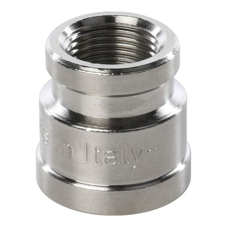 The coupling Stout SFT-0006-001238, 1/2 "x 3/8", internal thread, transition, nickel. brass