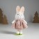Souvenir "Bunny in a pink dress" 5.5x7x13.5 cm