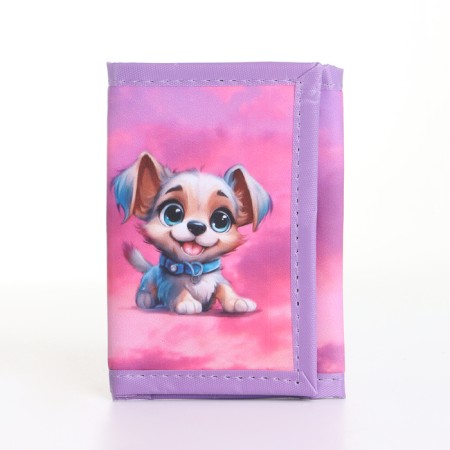 Children's wallet on Velcro "chosen", pink color