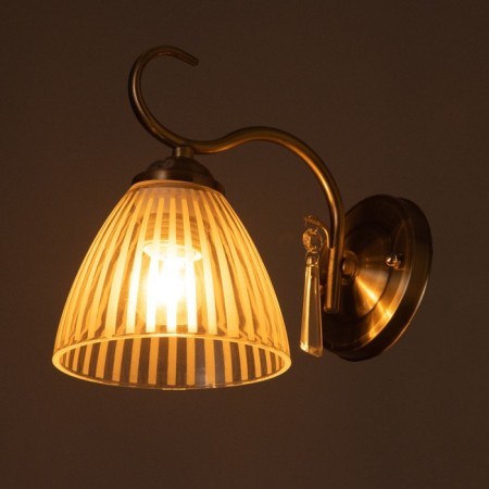 Bra "Kobya" 1x40W E27 Antique bronze 22x13x20cm-2