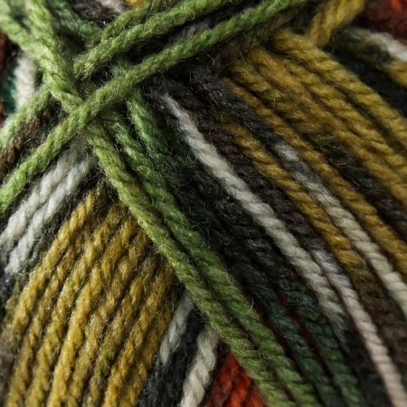 Yarn "Crazy Color" 25% wool, 75% acrylic 260m/100g (163 print)-2