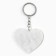Acrylic key a keychain "Love", 5.2 x 6 cm