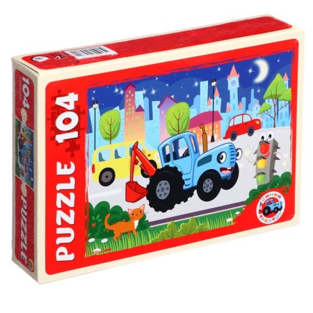 Puzzle "Blue Tractor", 104 elements