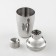 Skryme stainless steel shaker, 350 ml, silver color