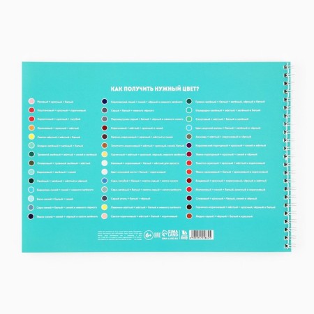 An album for drawing 40 A4 sheets on the spring “September 1: Smiley” cover 200 g/m2, paper 100 g/m2.-5