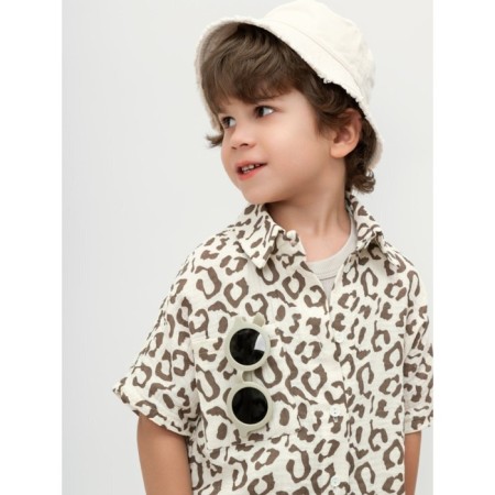 Muslim children's suit Amarobaby Easy, height 116 cm, print leopard-9