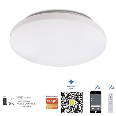 Ceiling light Mantra Zero Smart, LED, 2400LM, 3000-5000K, 55 mm, white color-2