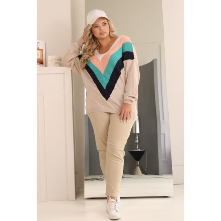 Female pool Wisell, size 54, beige color-4