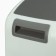 Baby stand with rubberized steps, 36x33x25cm, white/gray color