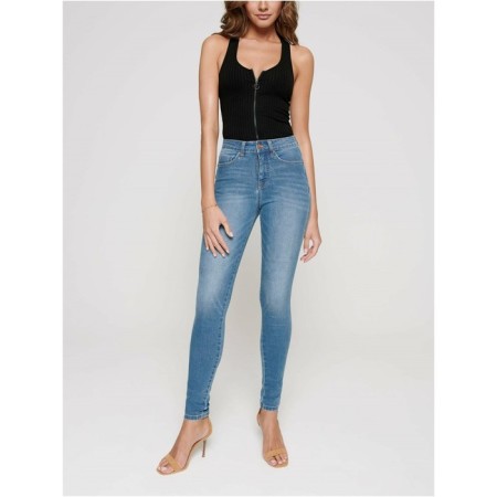 Women's jeans modeling Conte Elegant Skinny, Size S, color Washed Mid Blue