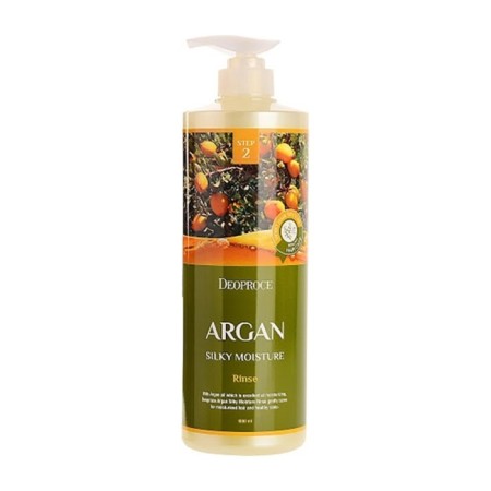 Hair balm Deoproce Rinse Argan Silky Moisture, 1000 ml