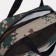 Lightning cosmetic bag, green/beige color