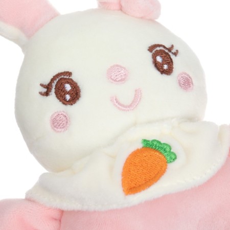 Soft rattle "Sweet bunny", from 3 months.-4
