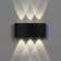 Facade lamp "Semosfer", FSD-069, 6 W, 4000K, 3 rays, IP65, 220 V, plastic, black 100842