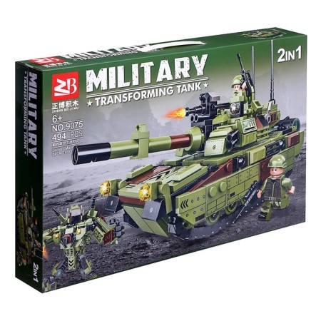 Designer "Tank-transformer" robots, 494 details-2