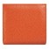 Wallet on the button, the map for maps (3)/coins/bill, coral color 10.2x9.5x3cm