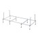 The frame for the rectangular bath Santek "Monaco" XL 160x75 cm