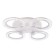 Luer with PDU 1892/4 LED 70W Dimmer white 39.5x39.5x8 cm Bayerlux
